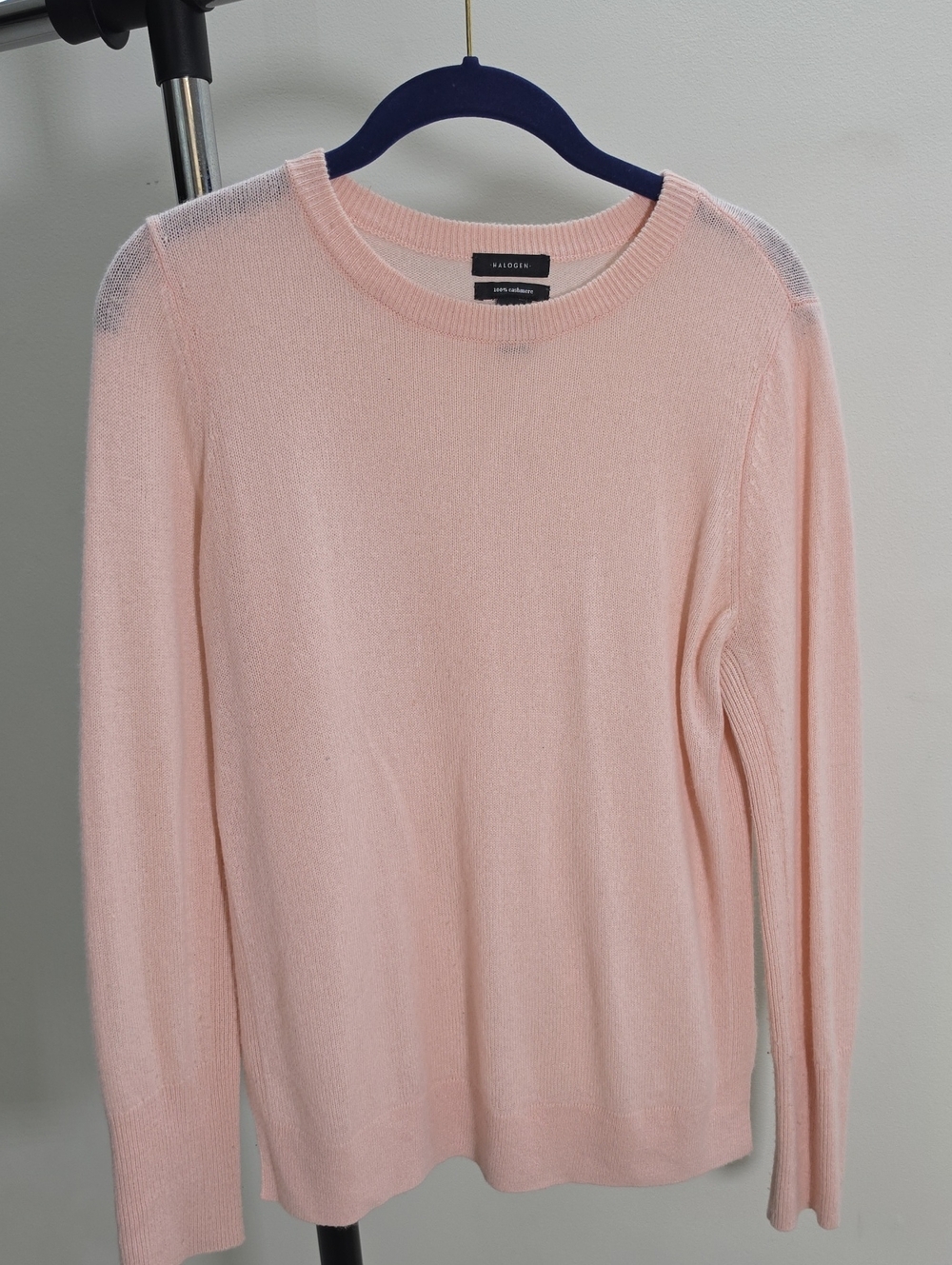Halogen Light Pink Crewneck Sweater